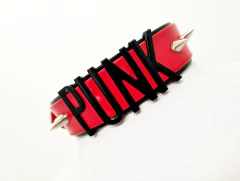 Choker letras Punk black