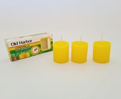 Vela votiva con citronella Packx 3