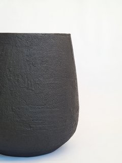 Maceta JARRON RUSTICO Negro - Simple
