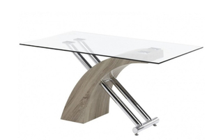 Mesa de Vidrio Fija 1,60 x 0,90