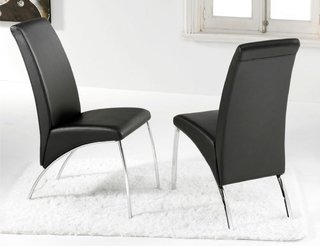 SILLA "TILDE" CON RESPALDO CURVO (en color Gris Topo)(Negra)(Blanca)