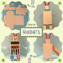 Crea tus robots de cartón - Rincón Creativo 