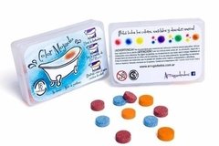Caja de pastillitas para colorear el agua