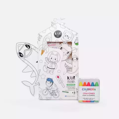 Animalitos playeros de goma eva para pintar y jugar en el baño