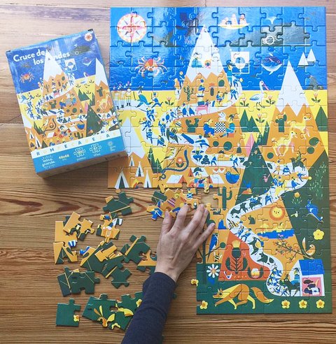 Rompecabezas Cruce de los andes 150 piezas