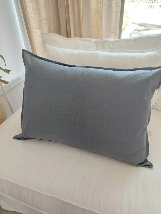 Almohadon Tusor 50 x 70 con Relleno Gris