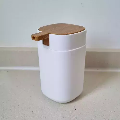Dispenser de Bambu Blanco