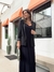 Vestido ANA estilo slip dress com alças finas reguláveis comprimento alongado e fendas laterais - comprar online