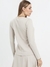 Blusa decote redondo manga longa SÓROR - comprar online