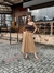 Saia Ruth Comprimento Midi Cintura Elástico Modelo Evasê