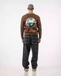 BUZO CUELLO REDONDO IDROGENO MOVEMENT (MARRON) - comprar online