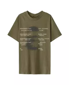 REMERA IDROGENO HALFTONE (VERDE MILITAR)