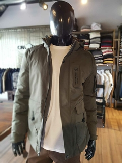 CAMPERA INFLABLE TRAPANI (VERDE MILITAR)