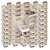 Conectores RJ45 Cat5e blindados macho, ideal para redes Gigabit LAN, em um fundo de múltiplas unidades.