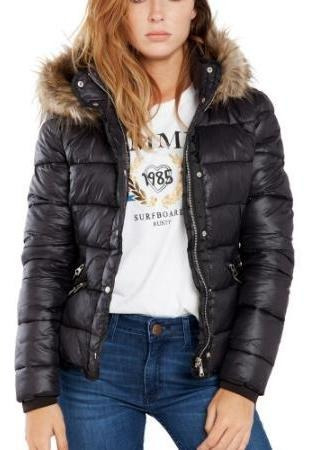 Campera Mujer Rusty Cloud Puffer Black