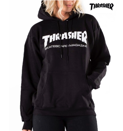 Buzo Thrasher hood print women