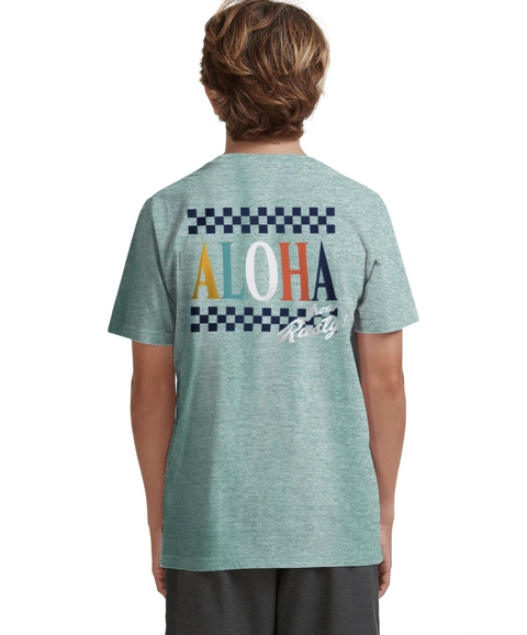 REMERA RUSTY ALOHA TEE JR