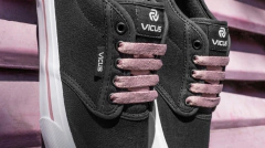 Zapatillas Vicus Folk Lona Negro Rosa Viejo - tienda online