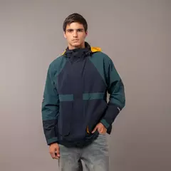 Campera Rusty Liviana Mi Sensi Zip Thru Navy Blue - comprar online