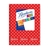 Cuaderno ABC T/D con lunares rayado x98hjs rojo RIVADAVIA - comprar online