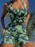 Short biker camuflado