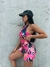 Biker estampada fuccia