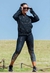 campera negra con brillo
