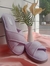 Pantuflas cruzadas