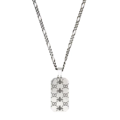 Collar Gucci plata 925 Signature Gucci Tag