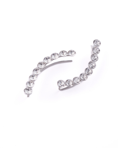 Aros escaladores - Plata 925 y cristales Swarovski