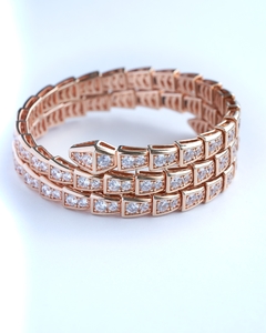 Pulsera Bulgari Snake - Plata 925 Italiana