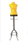 Manequim Retrô Cabideiro Skin Yellow Rose