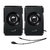 Parlantes Genius SP-U125 USB 3W Negro, con auxiliar para auricular y control de volumen en internet