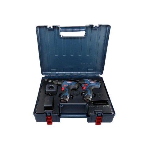Combo Furadeira Parafusadeira de impacto GSB 120-LI + Chave de impacto GDR 120-LI Bivolt Bosch