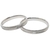 Par de Alianças de Prata 3MM Anatômicas (Sem Pedra e com Pedra) 1395E/ 13951E - comprar online
