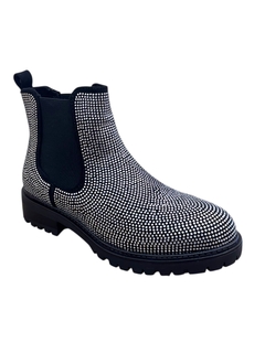 BOTA LADY STORK STRASS JANAY PLATA en internet
