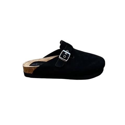 ZUECO LADY STORK BIANC NEGRO
