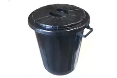 CESTO DE BASURA CON TAPA 70 LTS