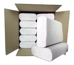 Toallas Intercaladas Blanco Puro x 1800 un