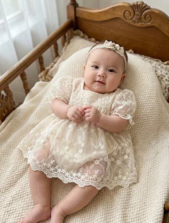Vestido pañalero 3-6 Meses