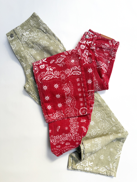 WIDE LEG BANDANA TIRO MEDIO - comprar online