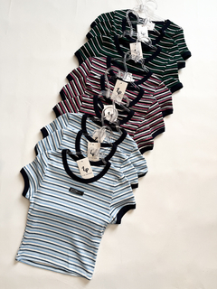 REMERA HAPPY RAYADA - comprar online