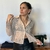 Camisa Encaje Beige 3577