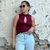 Polera con tajo musculosa 3566 en internet