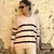 Sweater Rayado Ancho 1307