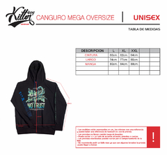 Hoodie unisex oversize Flames #HippyKiller - tienda online