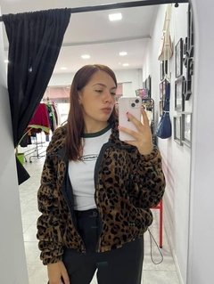Campera de abrigo animal print #VidaDeCanalla - tienda online