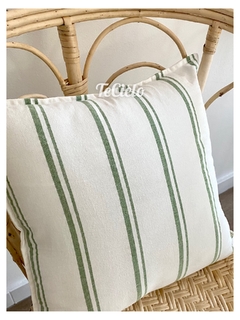 Almohadon Tusor Ray verde - comprar online