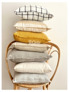 Almohadon Tusor Cuadros - comprar online