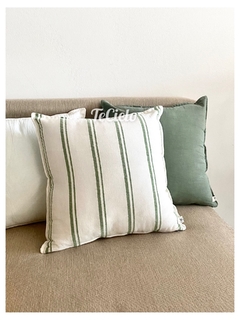 Almohadon Tusor Ray verde
